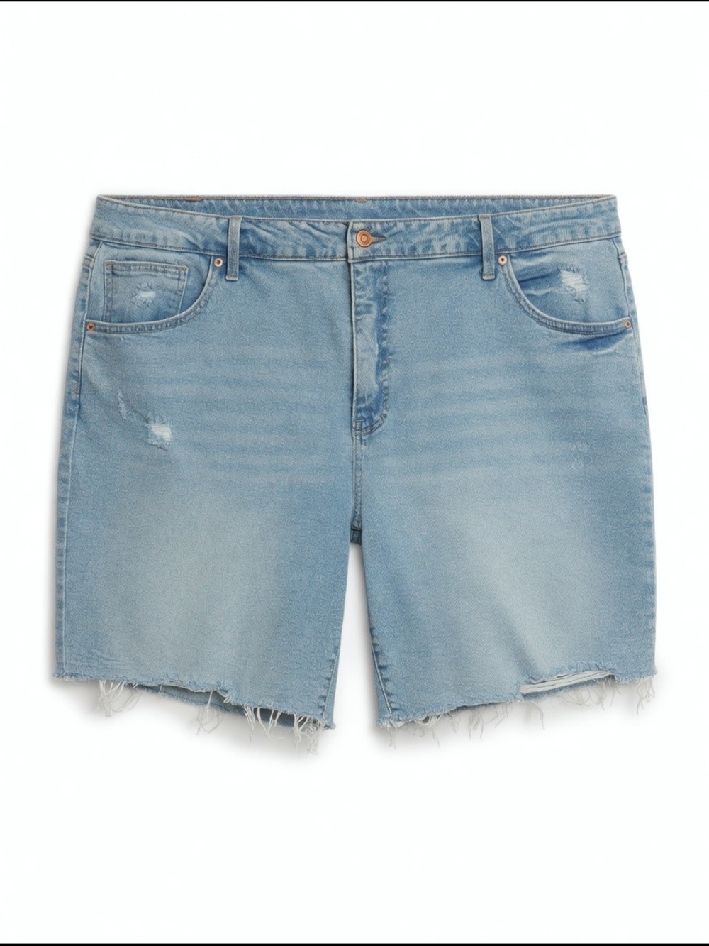 Women's Size 24 Distressed Denim Shorts for Women
